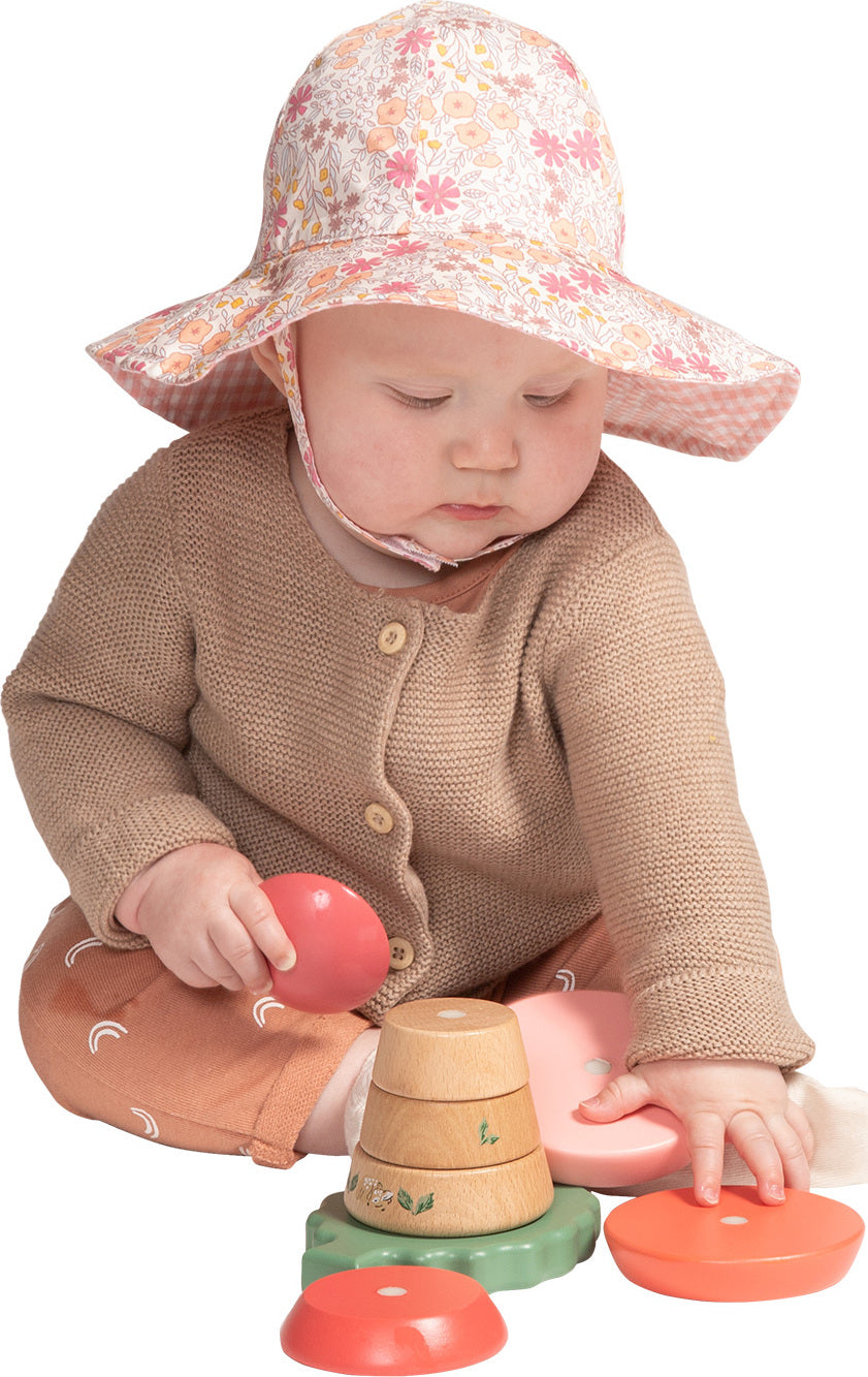 Folklore Fun-gi Magnetic Wooden Toadstool Shaped Stacking Toy 12 Months and Up