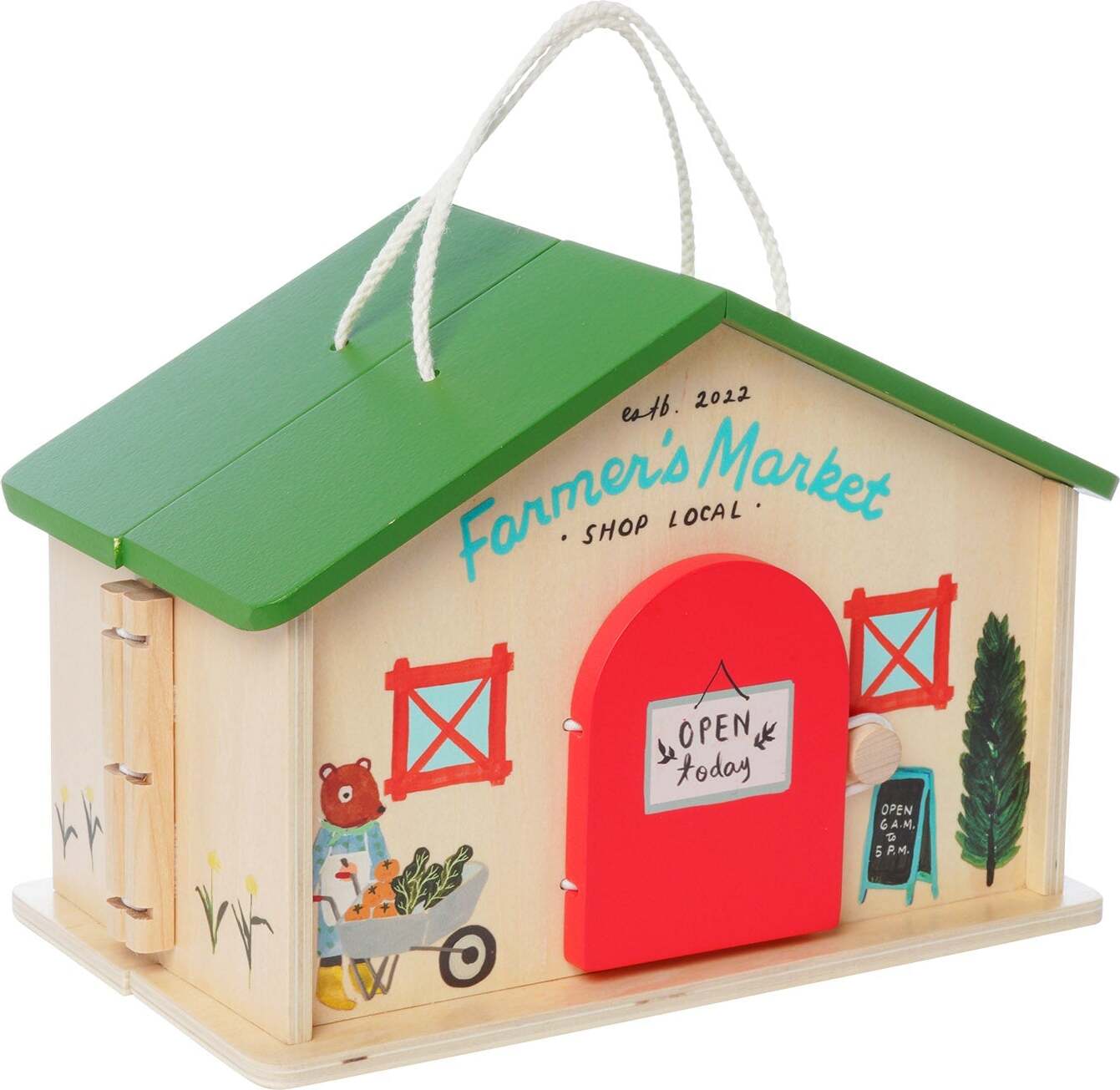 Market Day Wooden Playset