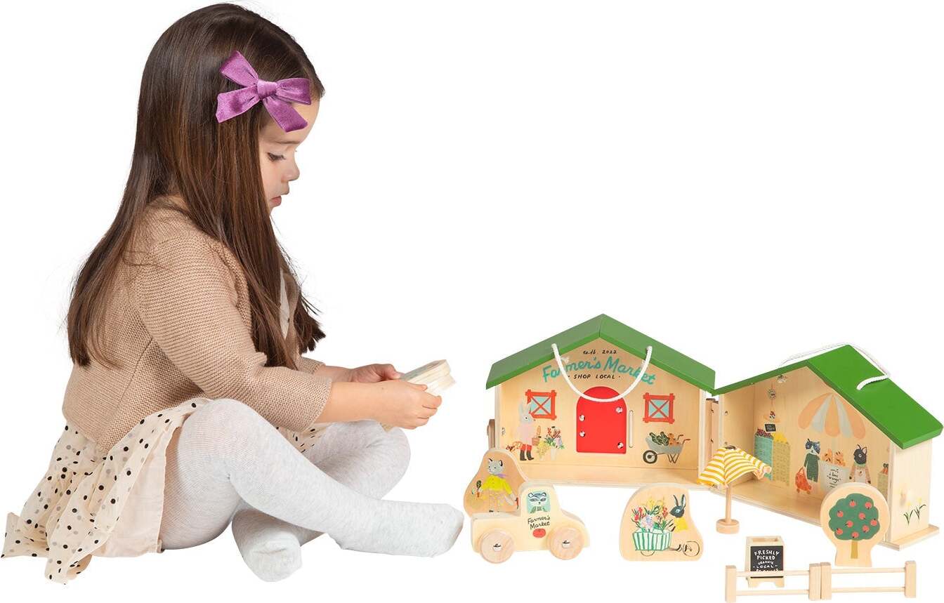 Market Day Wooden Playset