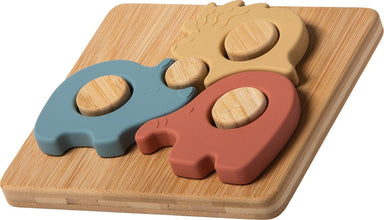 Simply Silicone Safari Bamboo Puzzle - 7x6"