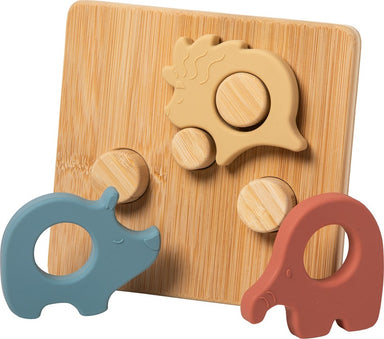 Simply Silicone Safari Bamboo Puzzle - 7x6"