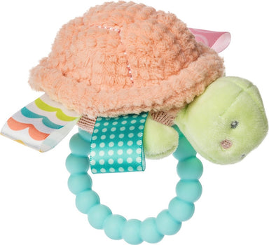 Taggies Tippy Turtle Teether Rattle - 6"