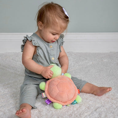 Taggies Tippy Turtle Soft Toy - 9"