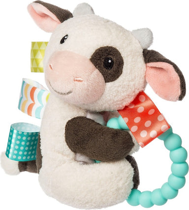 Taggies Buttercup Cow Teether Rattle - 6"