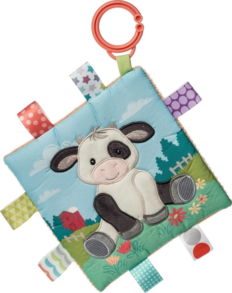 Taggies Crinkle Me Buttercup Cow - 6x6"