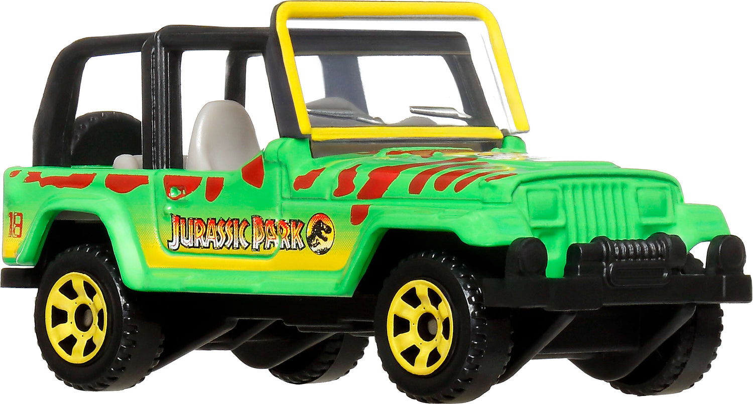 Matchbox Jurassic World Toy Car or Truck, 1:64 Scale Die-Cast Toy Vehicle (Styles May Vary)