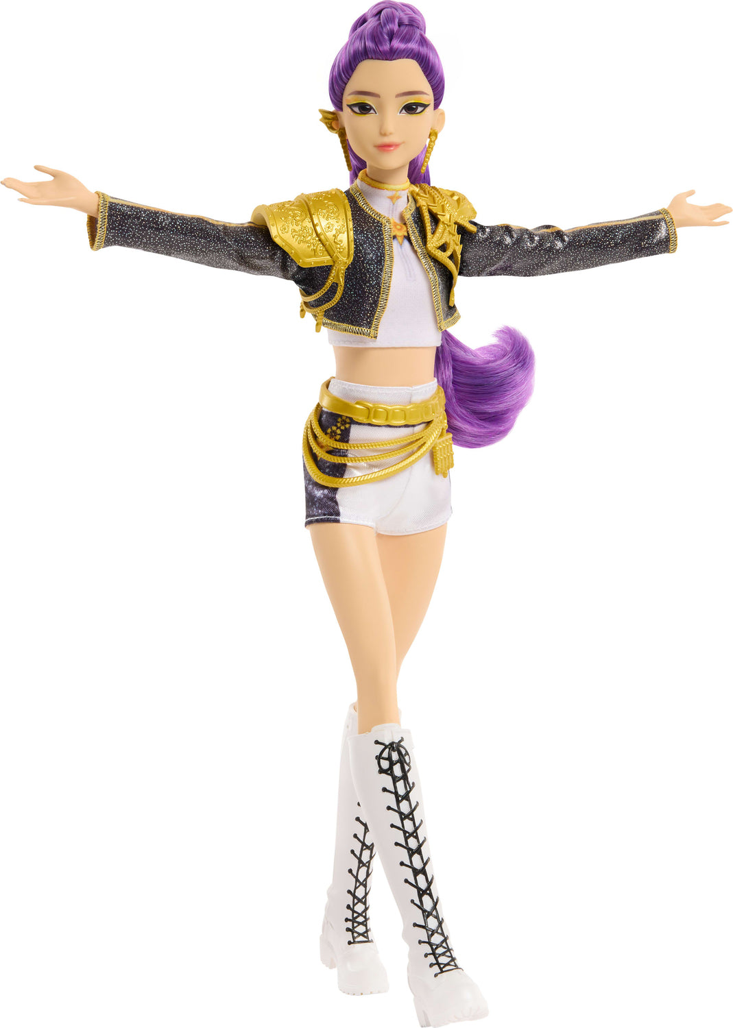 Mattel KPop Demon Hunters HUNTR/X Rumi “Golden” Singing Doll in Removable Outfit & 5 Posable Joints
