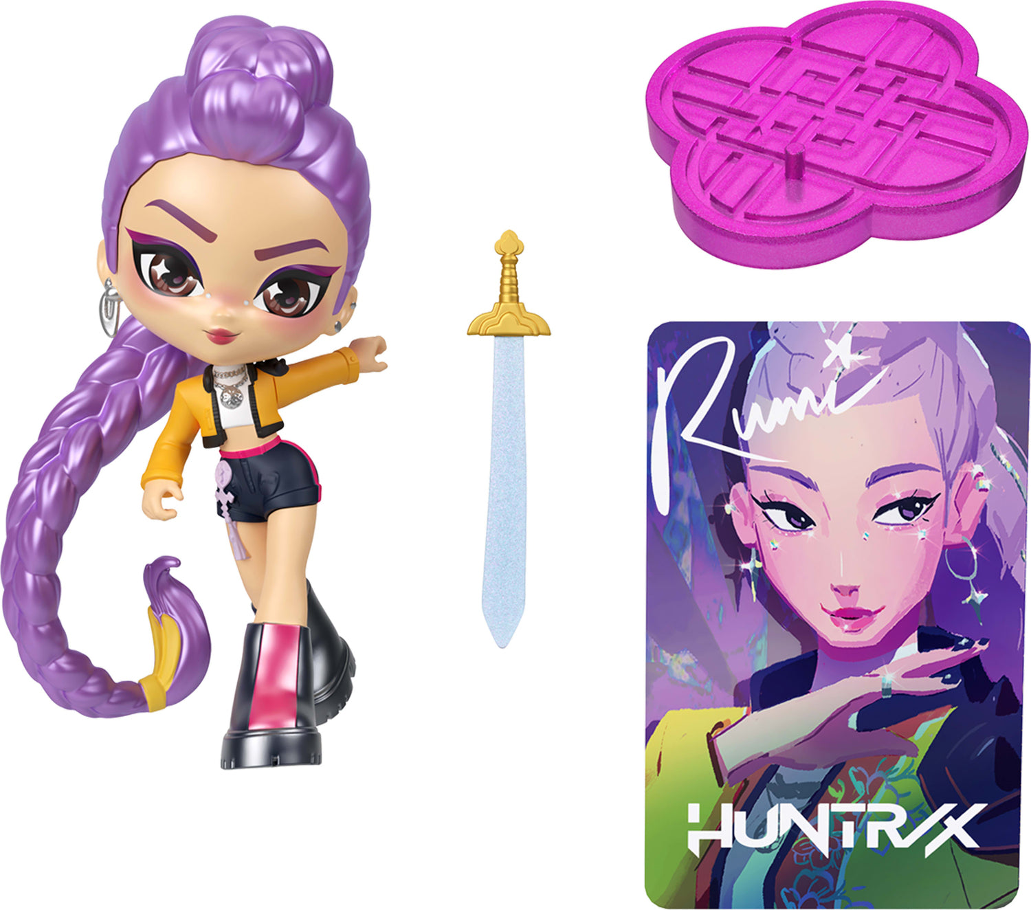Mattel KPop Demon Hunters Figure, 3.5-inch Toy Collectible of Fan-Favorite Character (Styles May Vary)