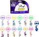 Mattel KPop Demon Hunters, Mini Collectible Keychain Figures, HUNTR/X, Saja Boys, Derpy, Sussie, & Accessories