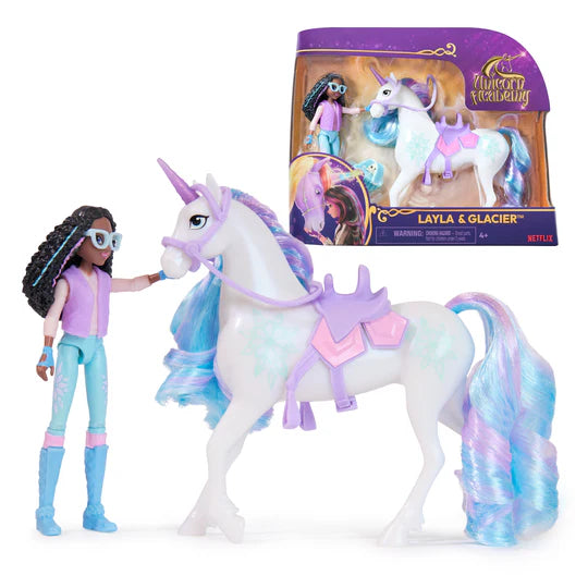 Unicorn Academy Layla & Glacier Set