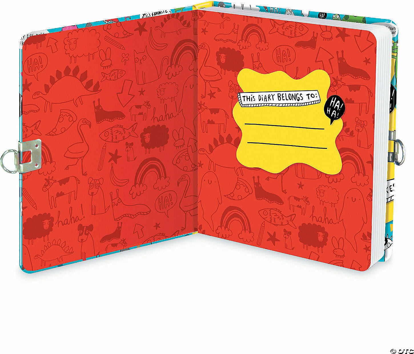 Peaceable Kingdom What's So Funny Diary (Jokes Reveal Diary)