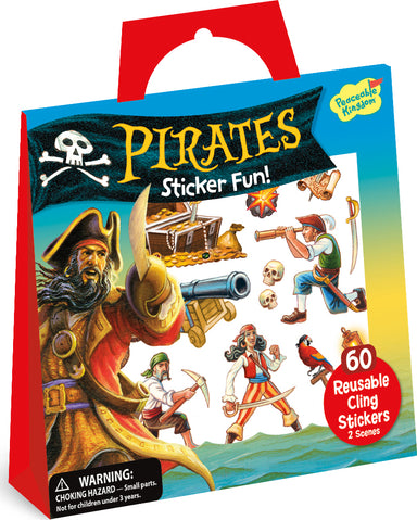 Reusable Sticker Tote Pirates
