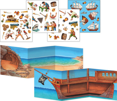 Reusable Sticker Tote Pirates