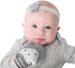 Munch Mitt Baby Teething Mitten (Grey Stars)