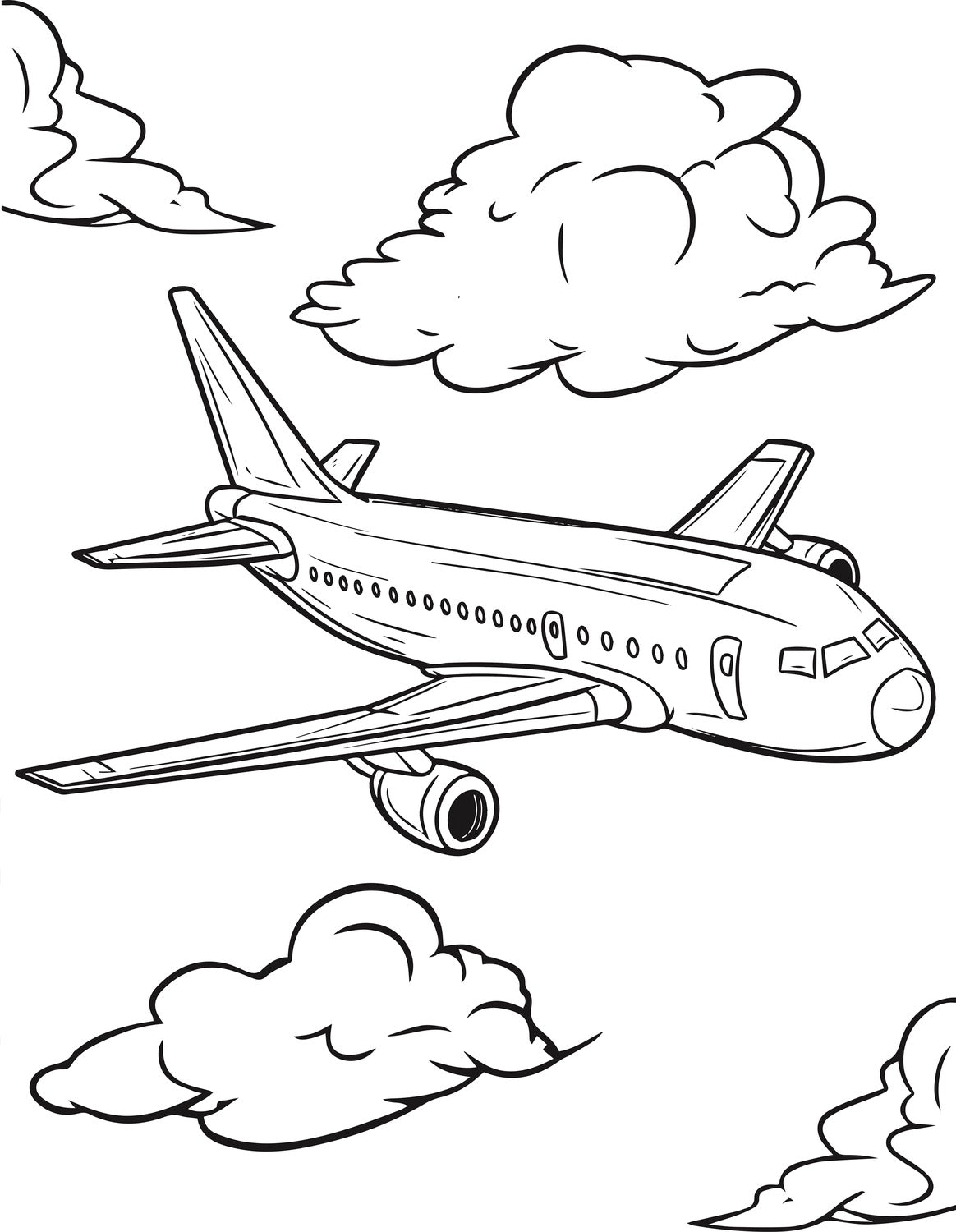 XXL Wheels & Wings Coloring Book