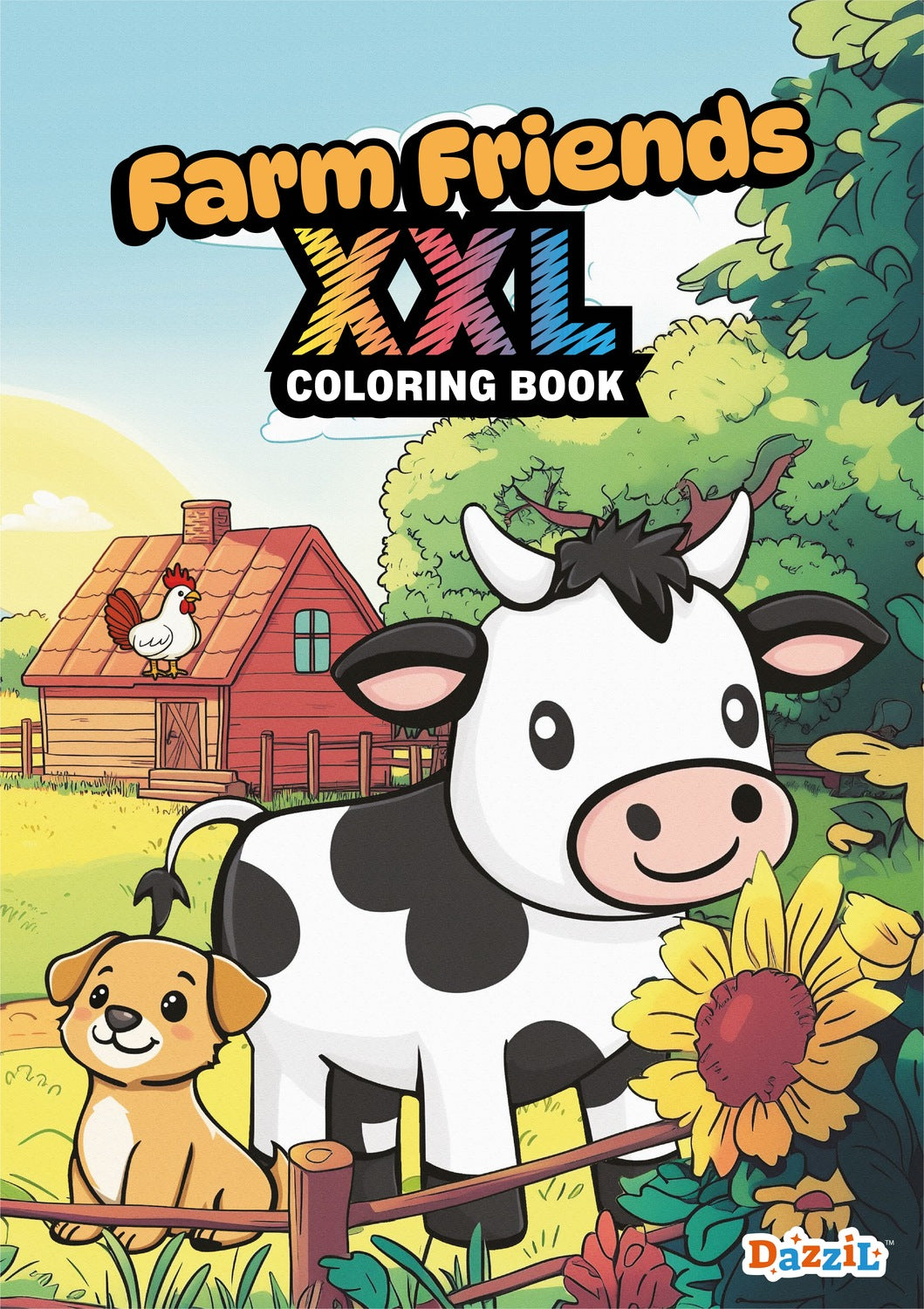 XXL Farm Friends Coloring Book