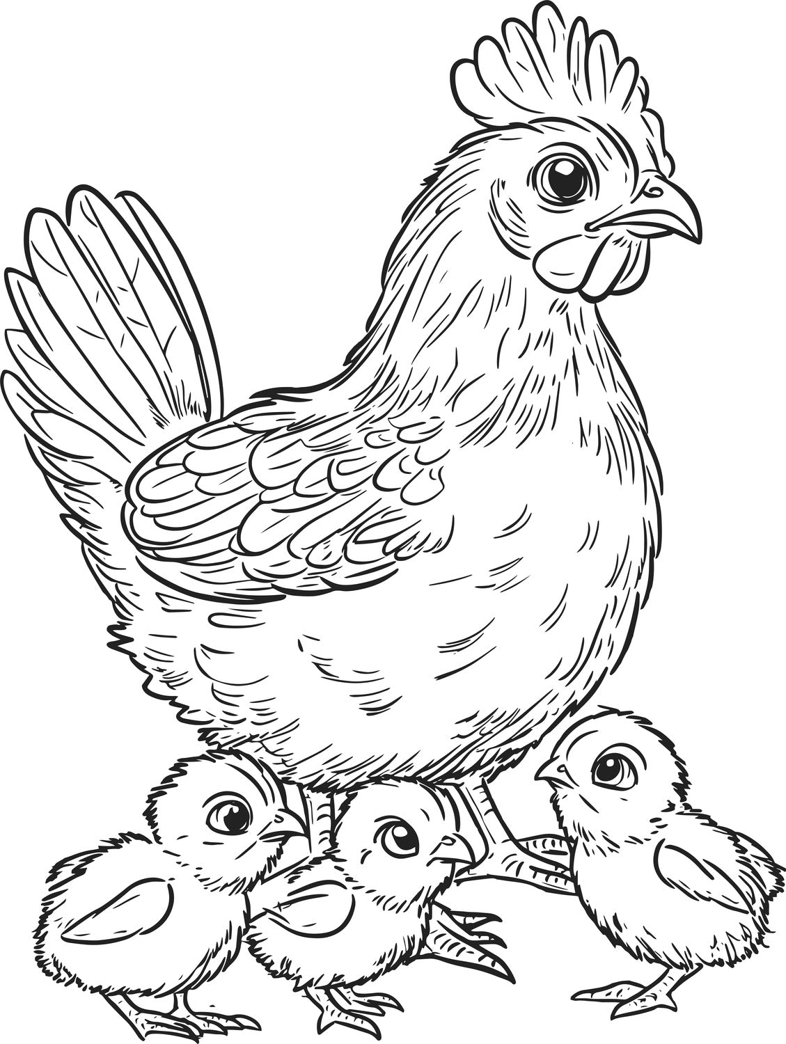 XXL Farm Friends Coloring Book