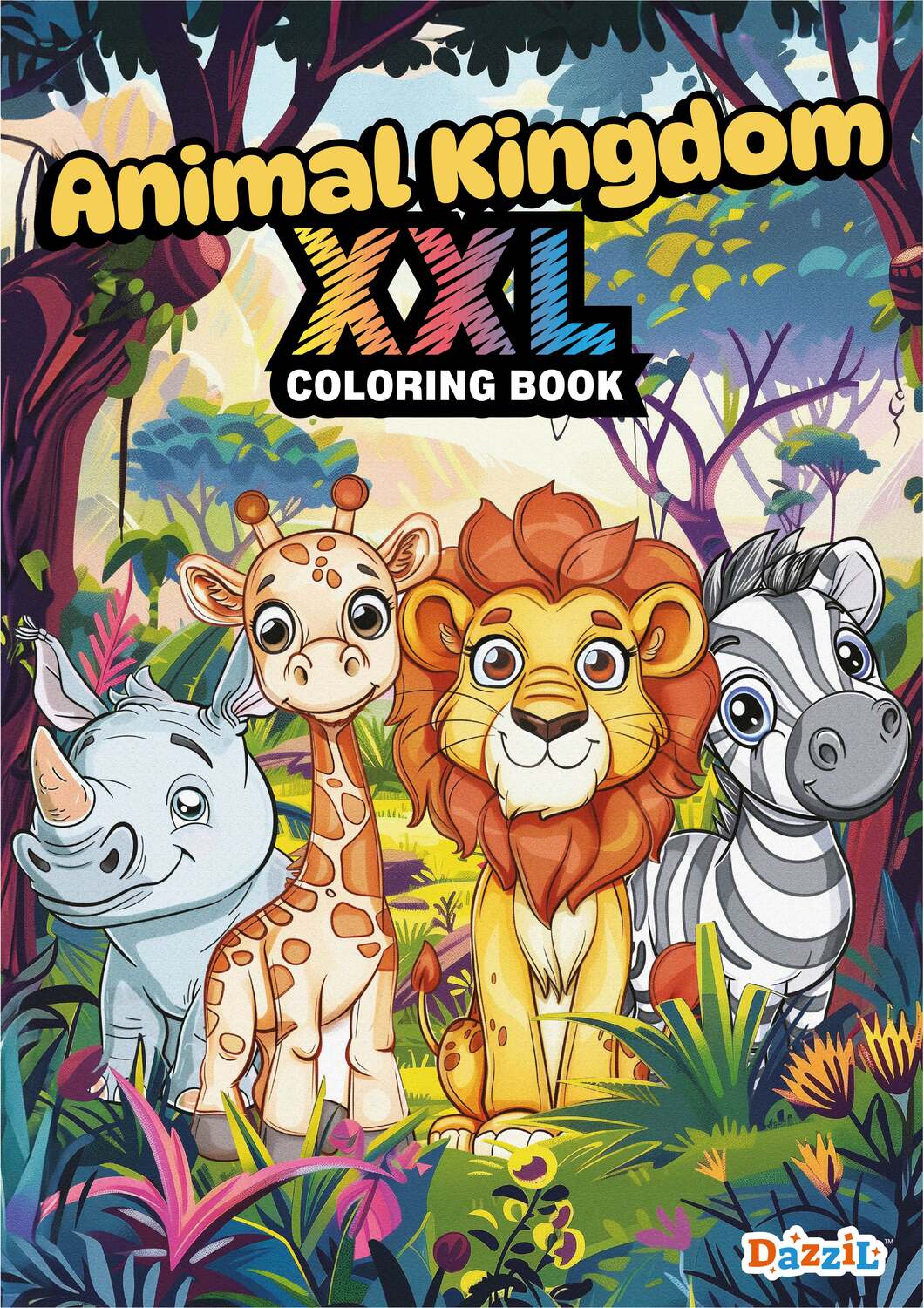 XXL Animal Kingdom Coloring Book