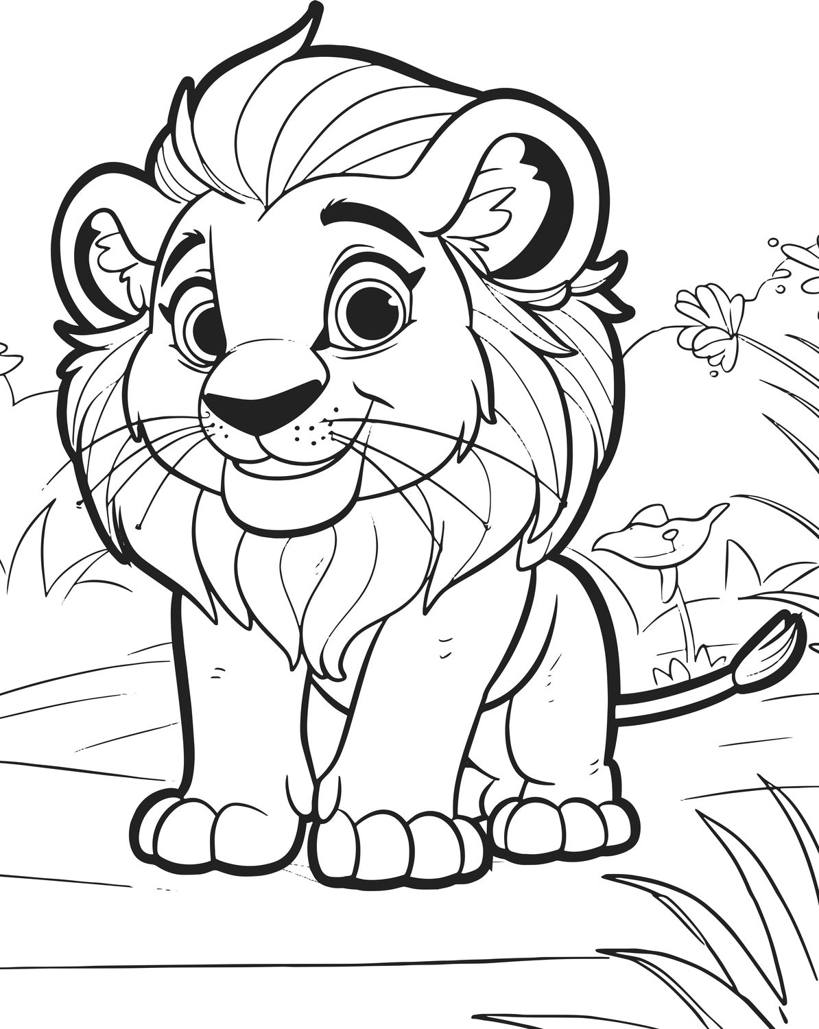 XXL Animal Kingdom Coloring Book