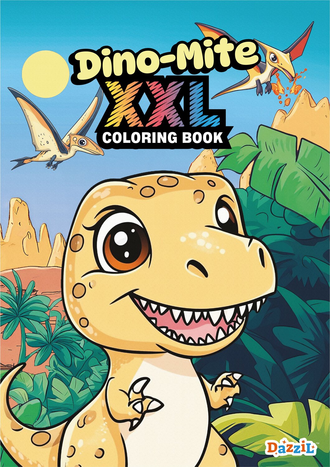 XXL Dino-Mite Coloring Book