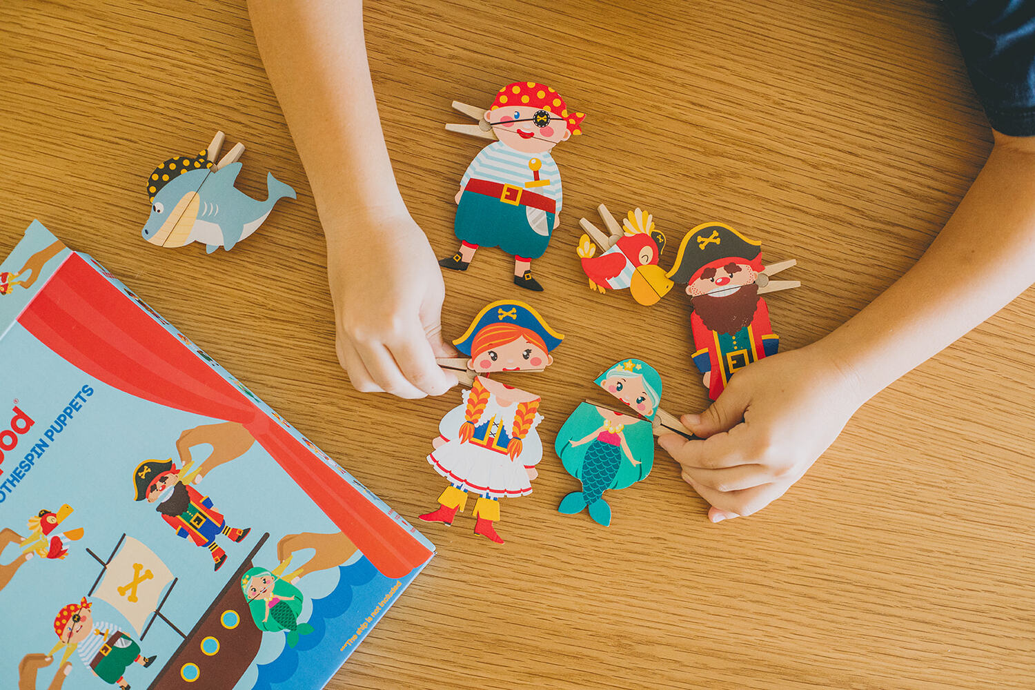 Clothespin Puppets Pirates
