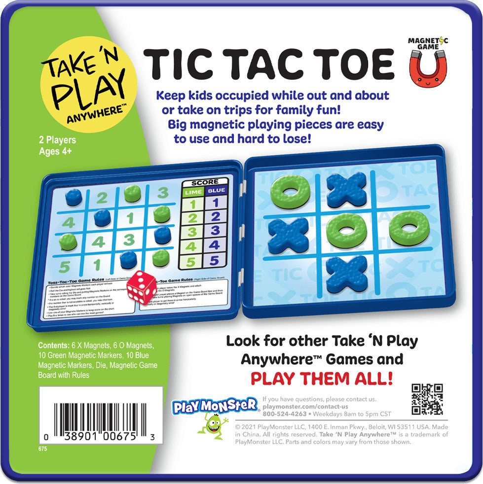 Take n Play Tic-Tac-Toe