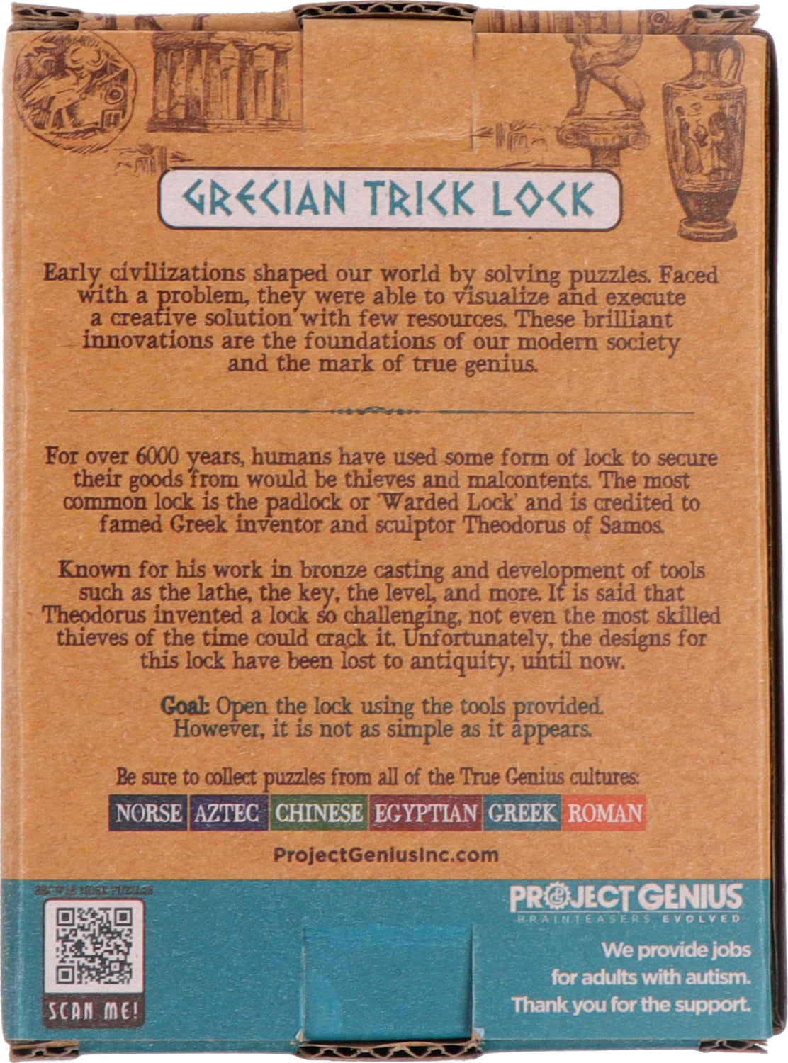 Grecian Trick Lock