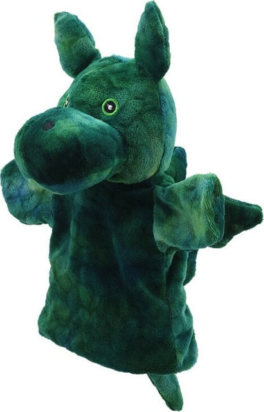 Dragon green puppet