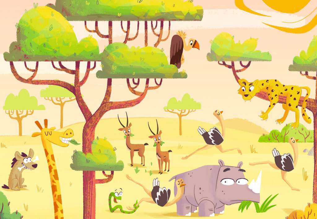 Puzzle & Play: Safari Time (2 x 24 pc Puzzles)