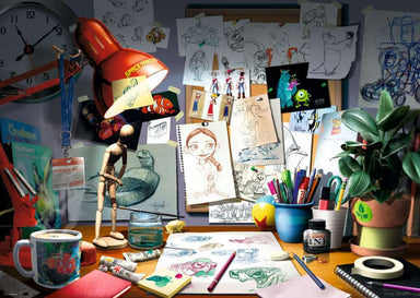 The Artist's Desk (1000 Piece Puzzle)