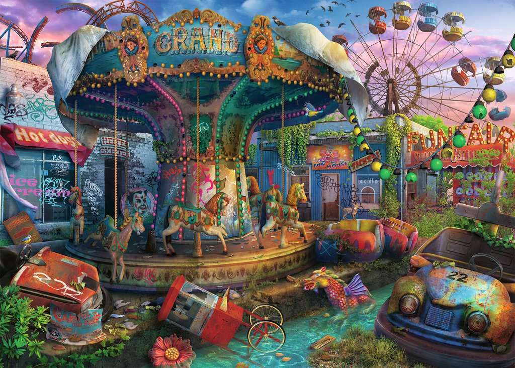 Gloomy Carnival (1000 Piece Puzzle)