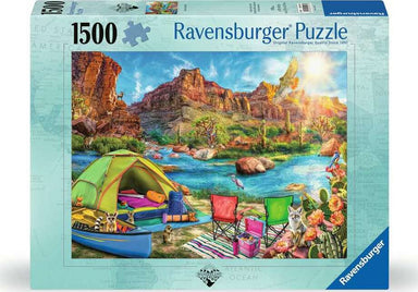 Canyon Camping 1500 Piece Puzzle