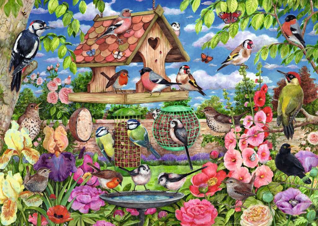 The Bird Table 1000 Pc Puzzle