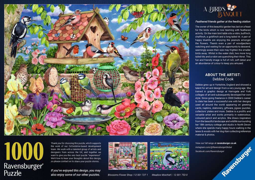The Bird Table 1000 Pc Puzzle