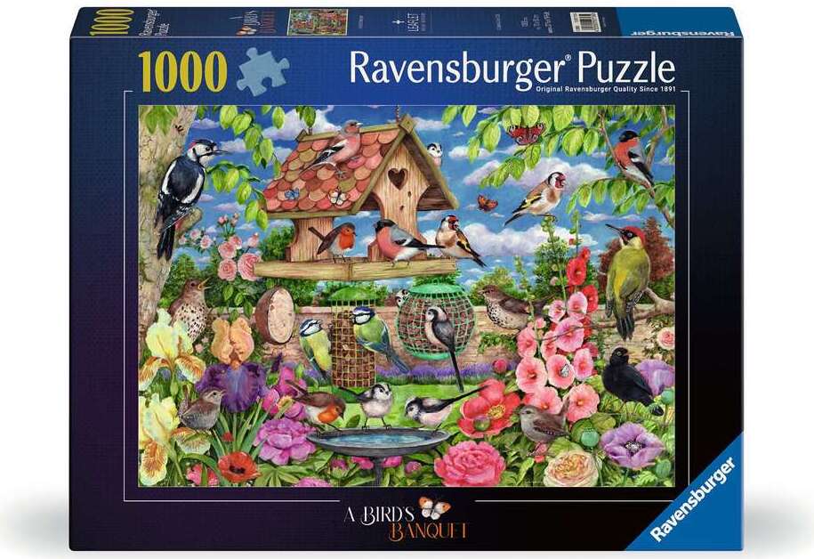 The Bird Table 1000 Pc Puzzle