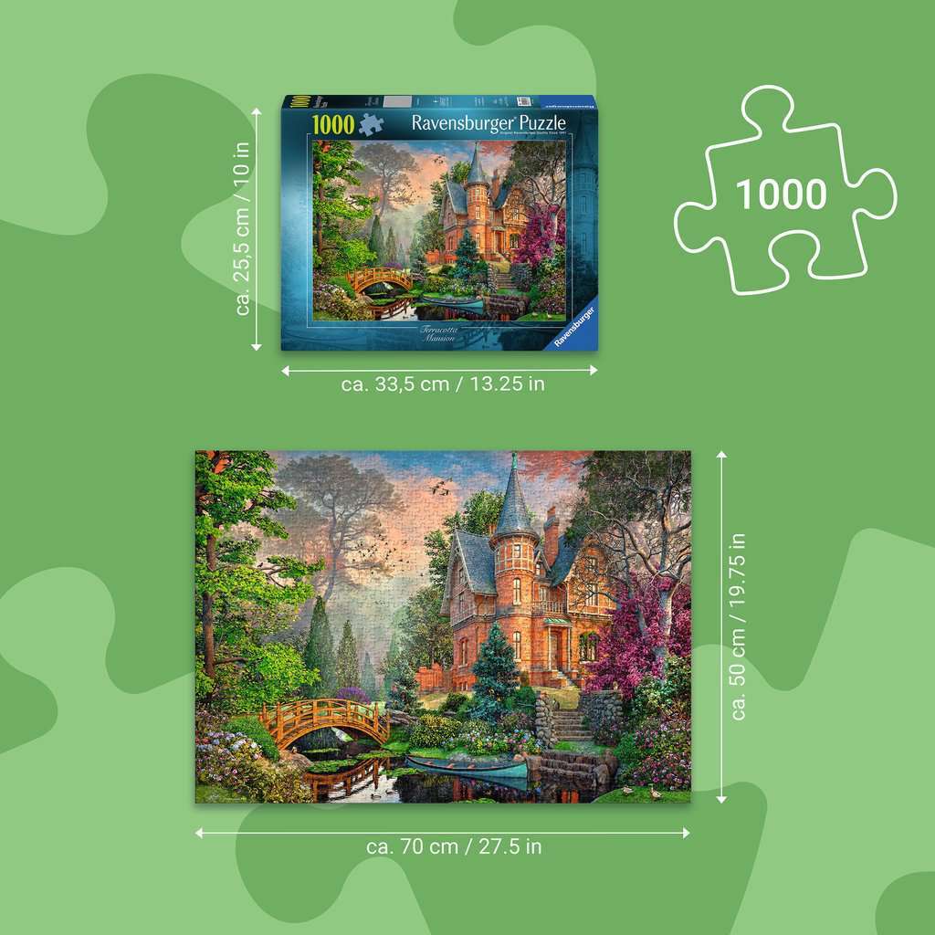 Terracotta Mansion 1000 Pc Puzzle