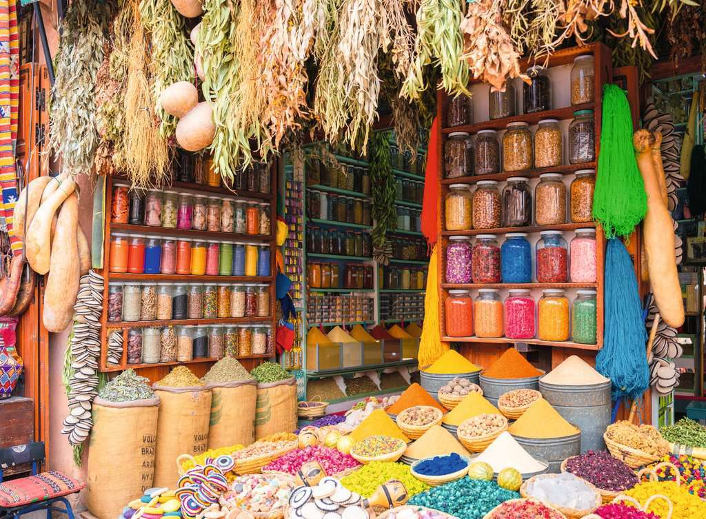 Colorful Spices, Morocco 500 Pc Puzzle