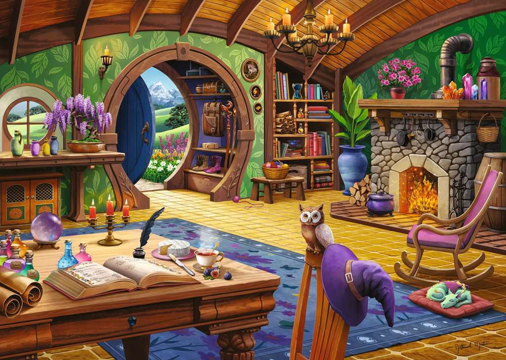 Charmed Cottage 1000 Pc Puzzle