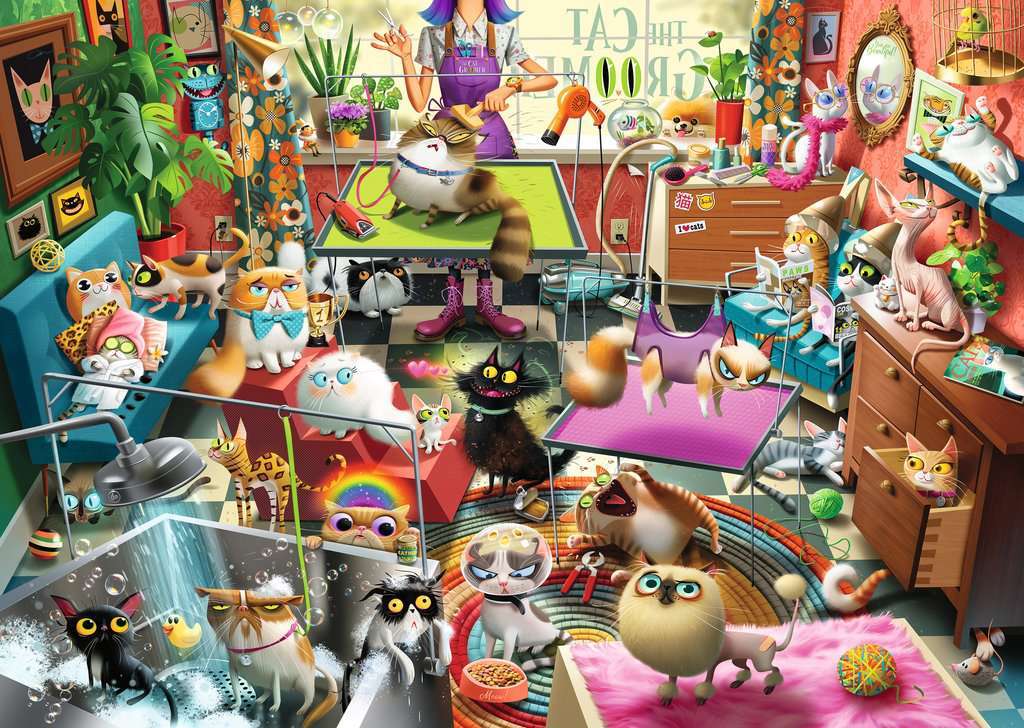 MacAdam: The Cat Groomer 1000 pc Puzzle