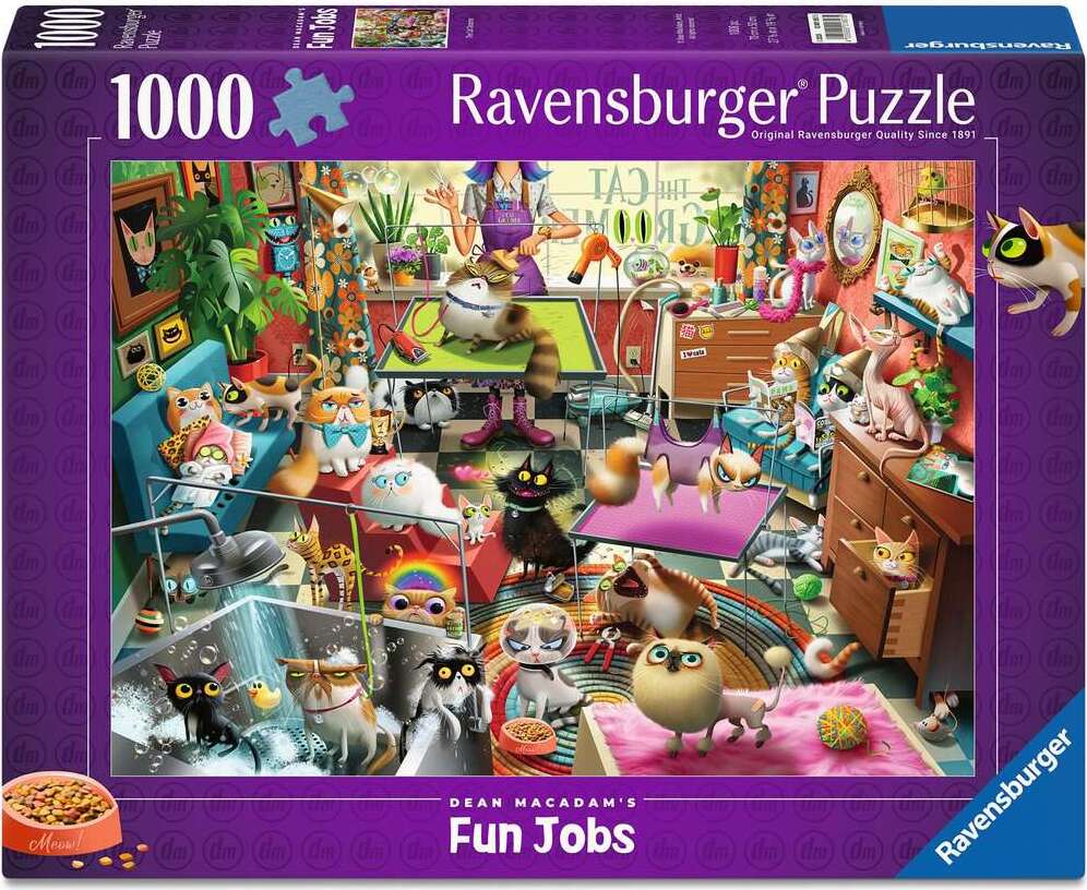 MacAdam: The Cat Groomer 1000 pc Puzzle