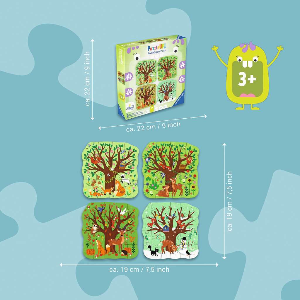 Puzzle Up - Four Seasons Puzzle (12, 16, 20, 24 pc)
