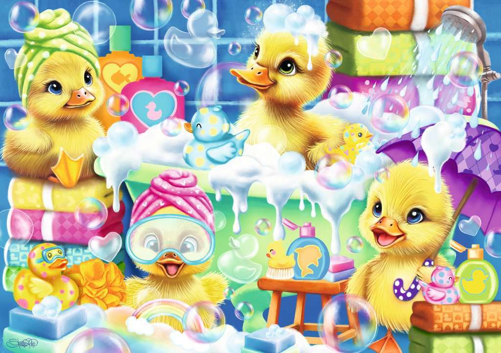 Scrub a Dub Duckies 35 Pc Puzzle