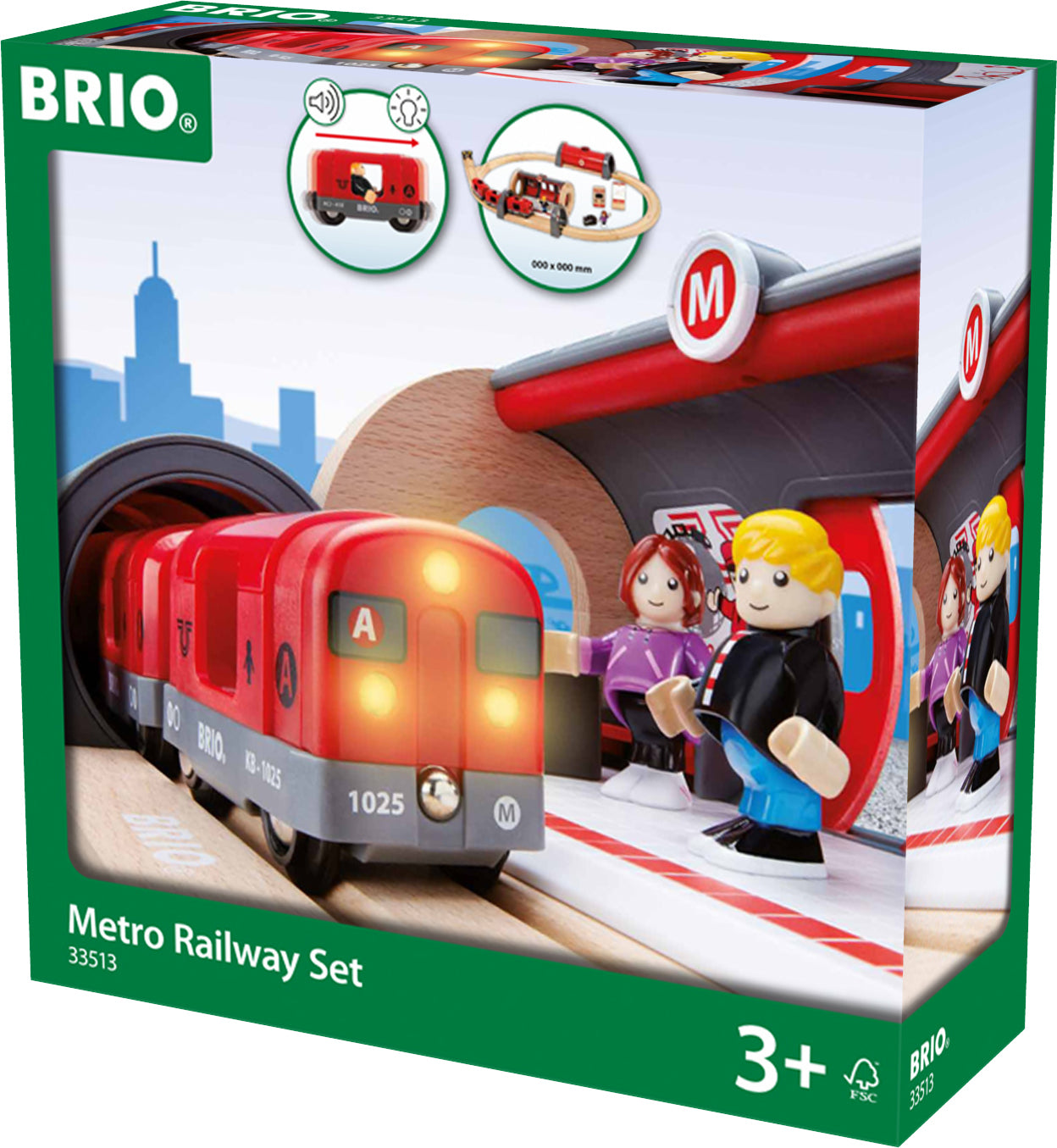 BRIO Metro Railway Set