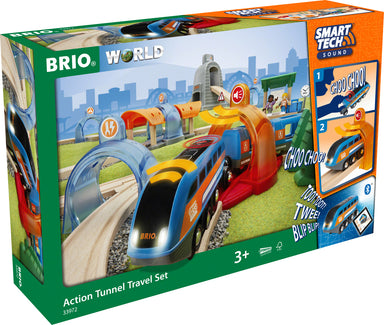 BRIO Smart Tech Sound Action Tunnel Travel Set