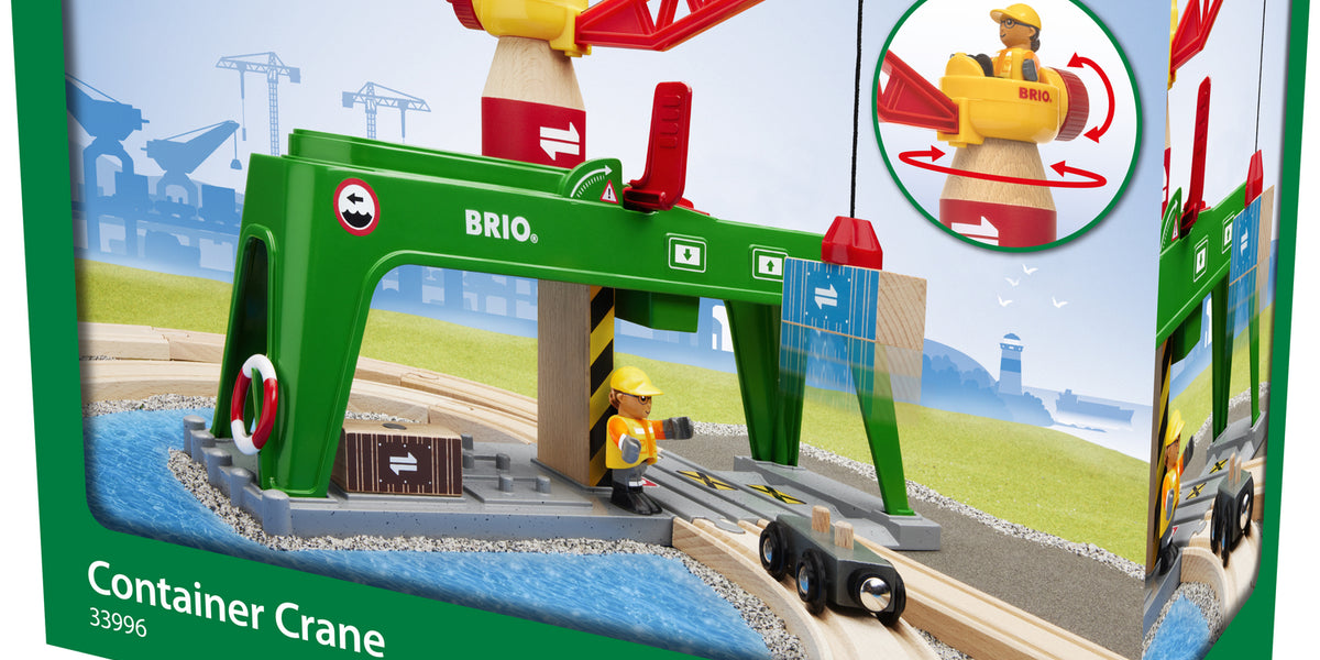 Brio Container Crane — Boing! Toy Shop - Main Image