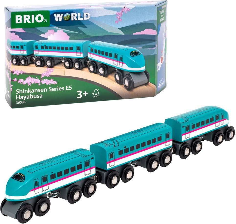 BRIO World Trains of the World Shinkansen Series E5 Hayabusa