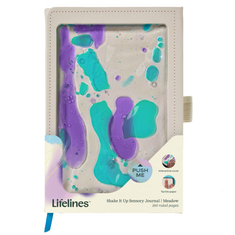 Shake It Up: Meadow Sensory Journal Purple/Blue