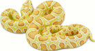 Albino Burmese Python Toy Snake