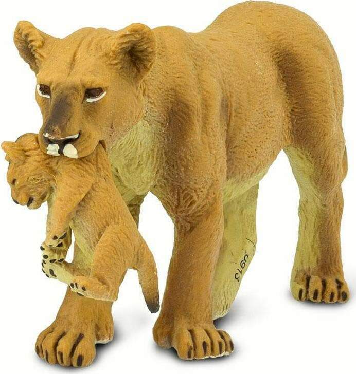 Lioness w/ Cub Figurine