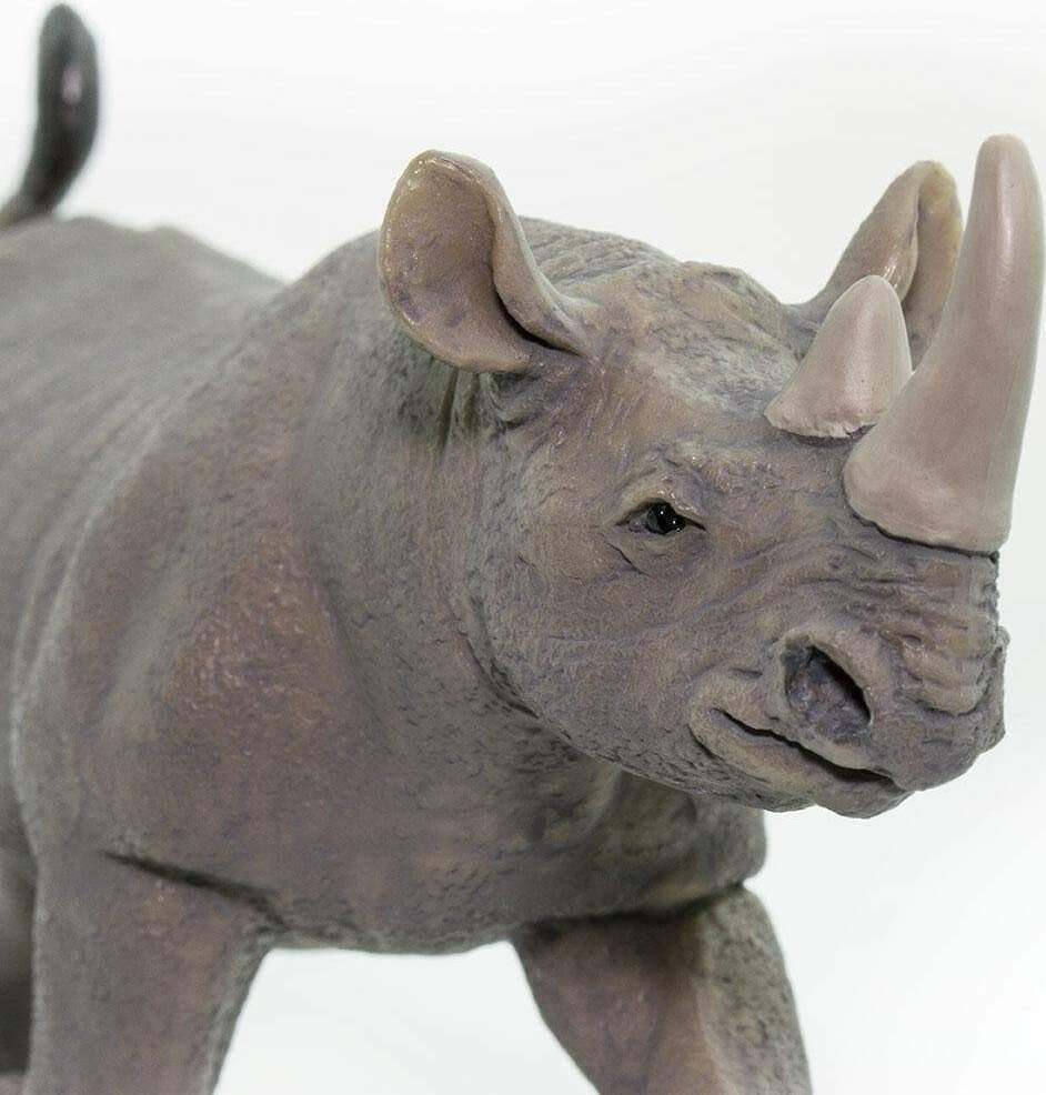Black Rhino Figurine
